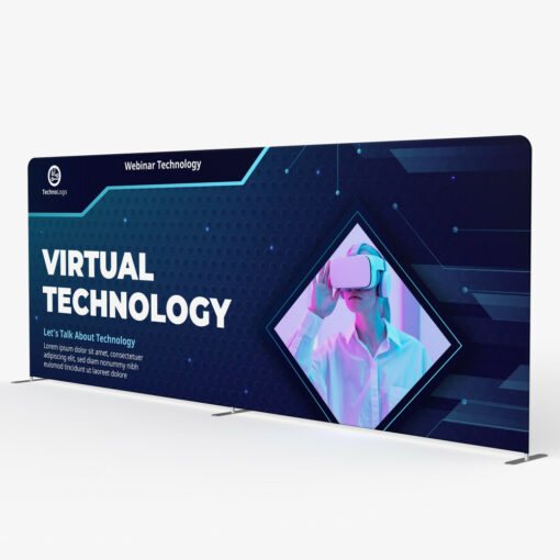 Tension Fabric Display - Straight Tension Fabric Display - Straight