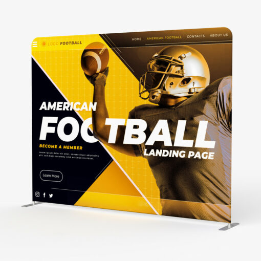 Tension Fabric Display - Straight Tension Fabric Display - Straight