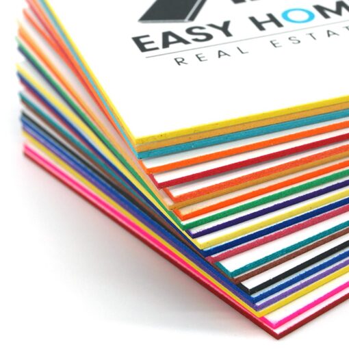 Painted Edge Business Cards Painted Edge Business Cards