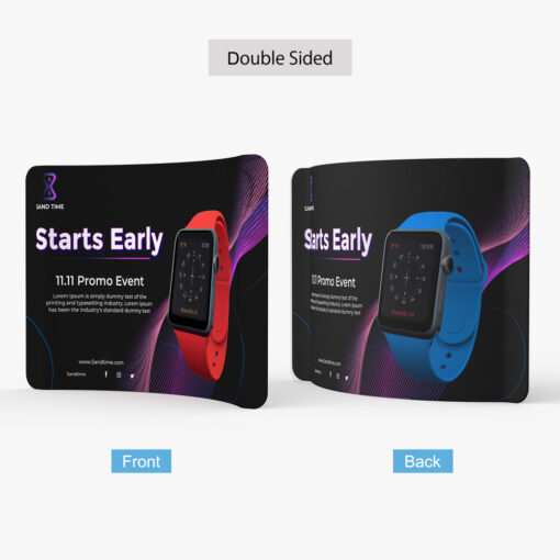 Tension Fabric Display Curved Tension Fabric Display Curved