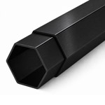 Black Hex Aluminum Frame